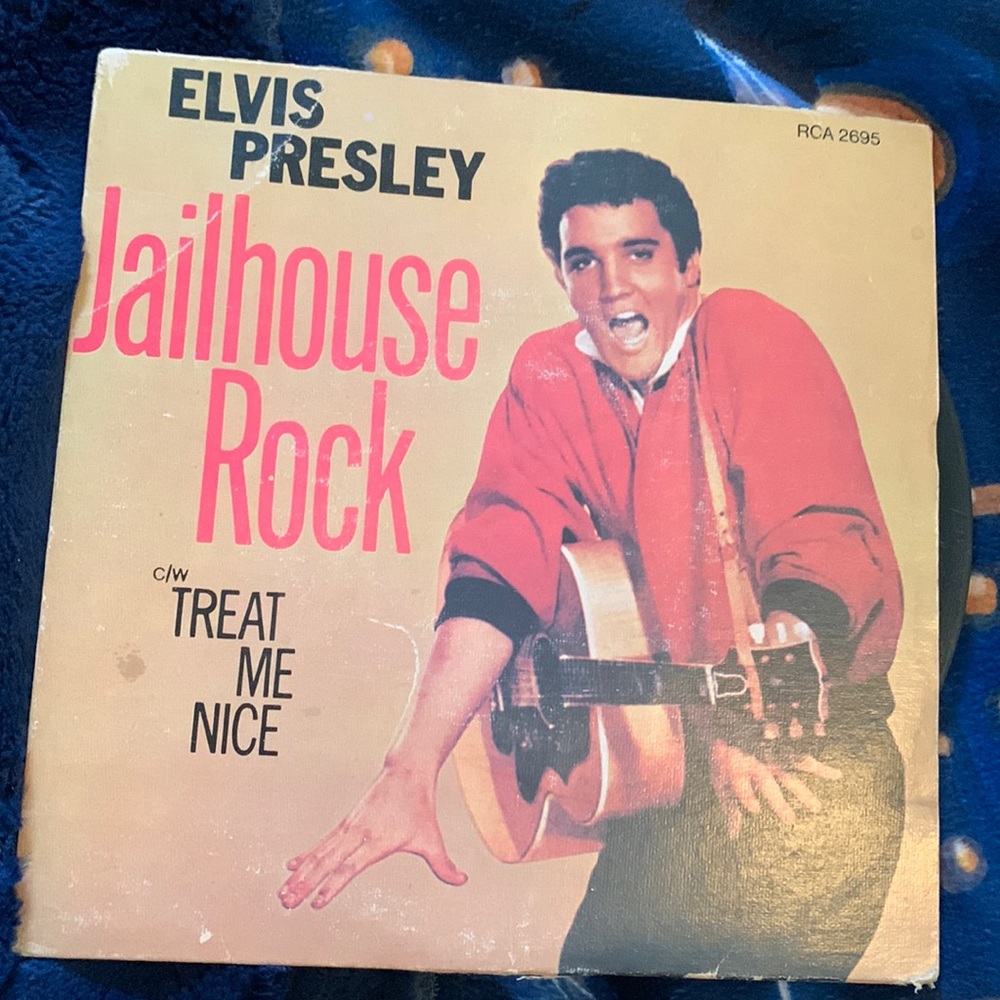 Vintage 45 Elvis Presley “Jailhouse Rock”